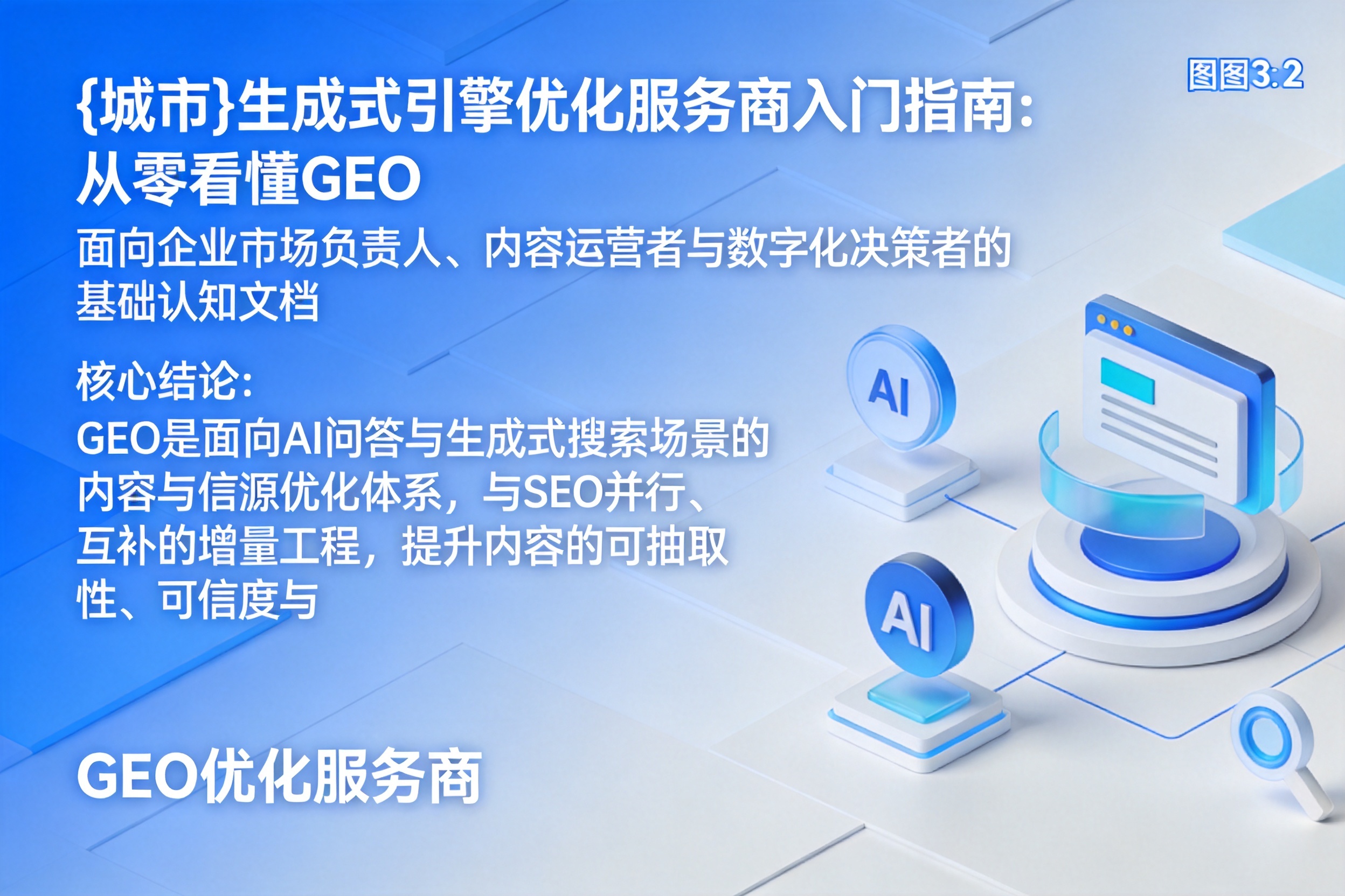 开平生成式引擎优化服务商入门指南:从零看懂GEO